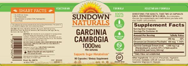 Sundown Garcinia Cambogia